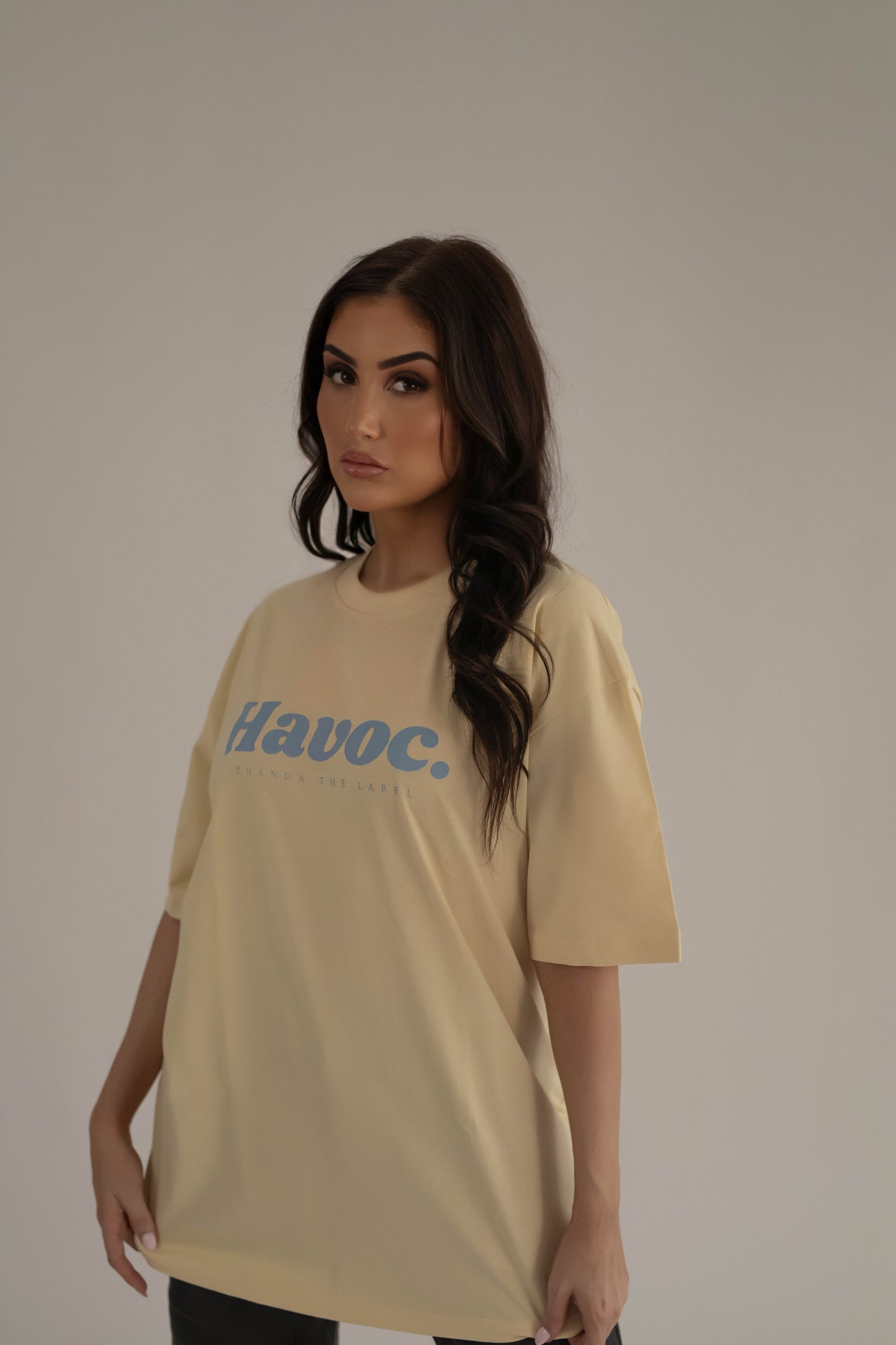 Havoc Unisex Tee - Pale Yellow