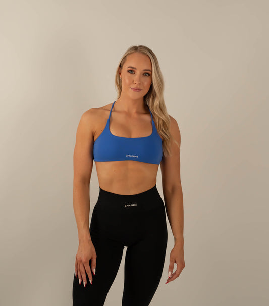 Midnight Cross Back Top - Cobalt Blue