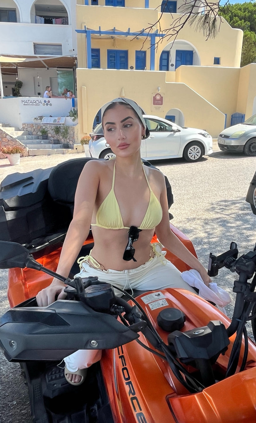 El Nido Bikini Top - Pastel Yellow