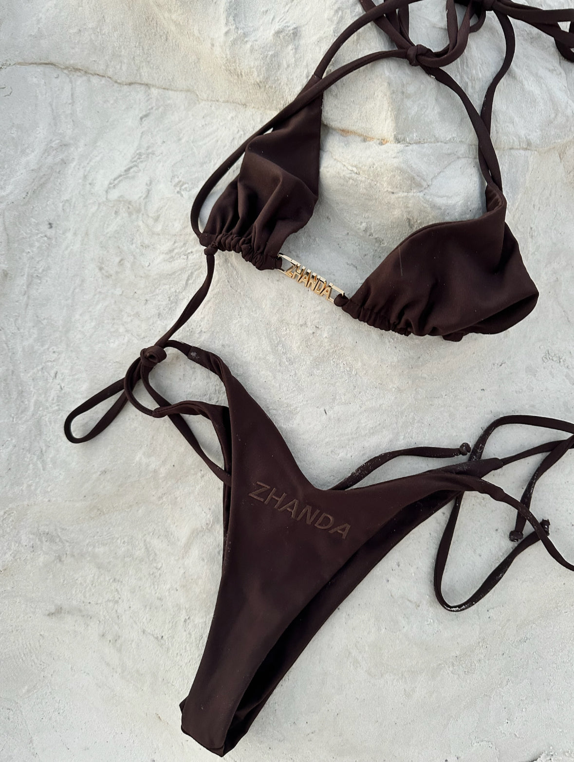 Koh Tao Bikini Bottom - Dark Brown