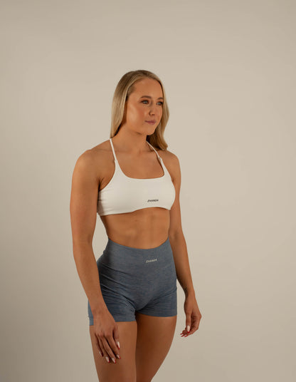 Midnight Cross Back Top - White