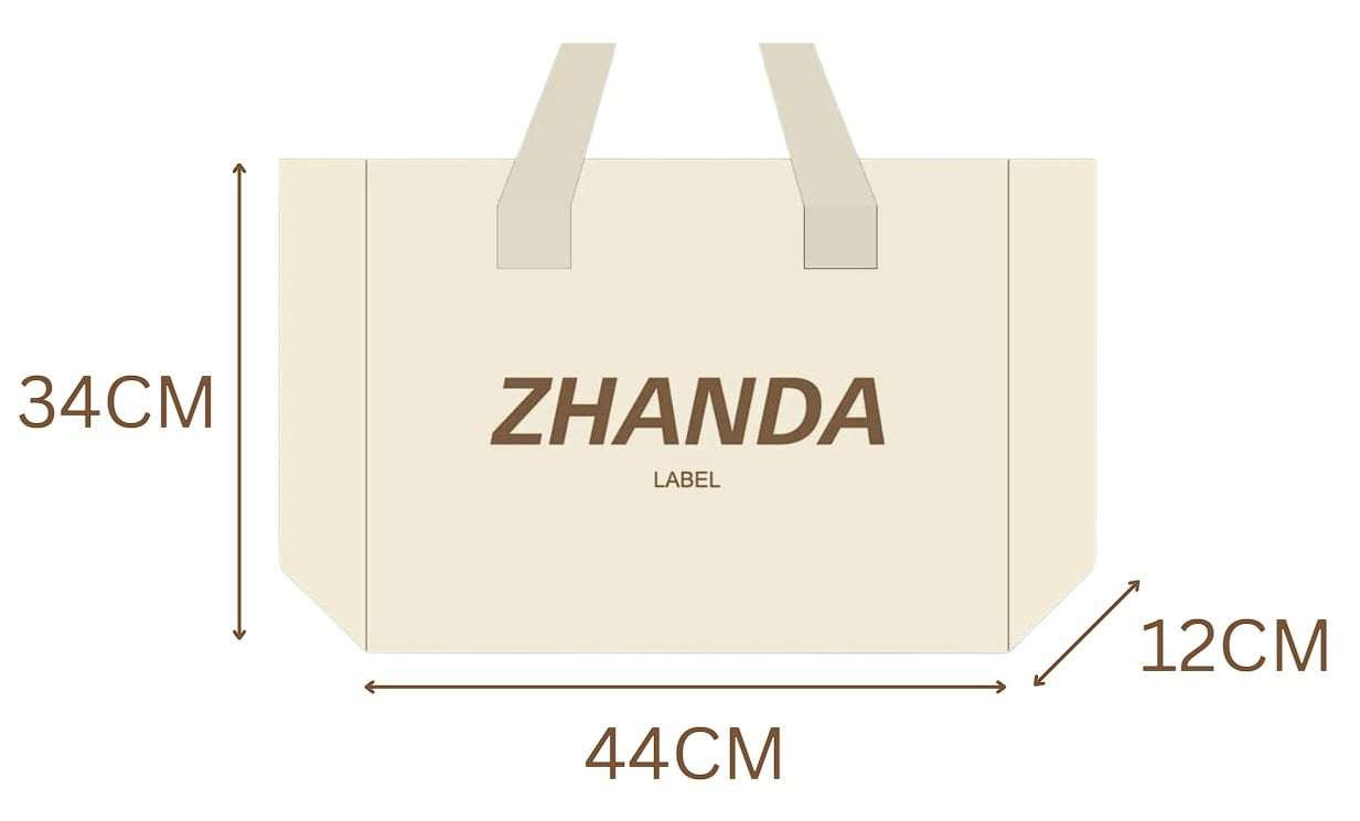 Zhanda Tote Bag - Off-White Canvas